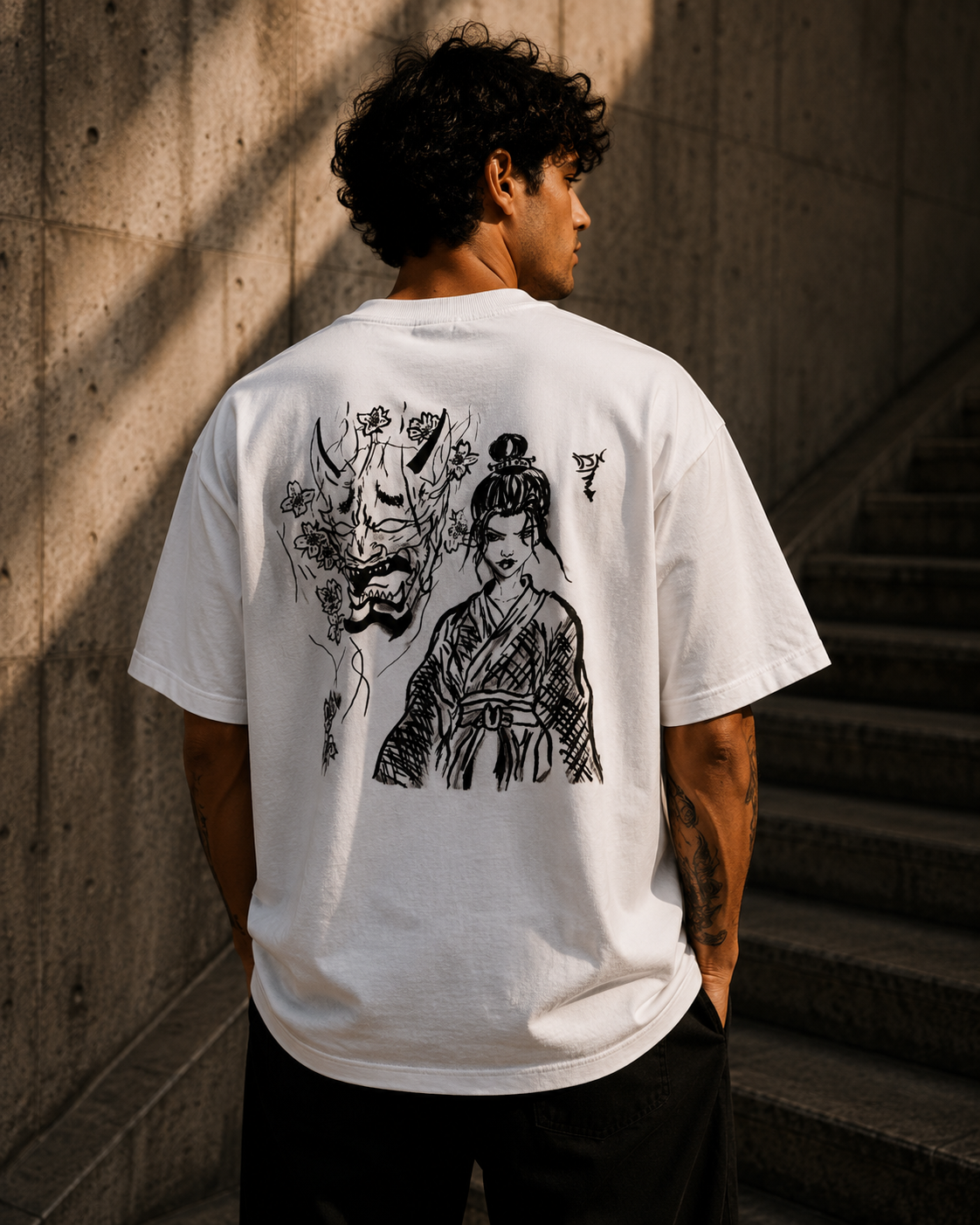 RESPECT – Geisha mit Teufelsmaske